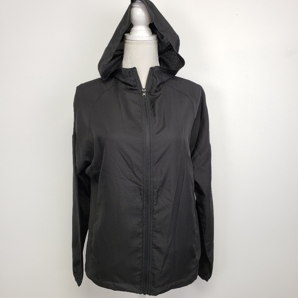 ADRIENNE Vittadini Sport Lightweight Jacket M Blk - Picture 1 of 12